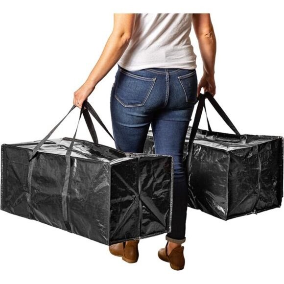 5 Moving Bags Heavy Duty Extra Large Stronger Handles Wrap Totes Storage Boxes - Picture 5 of 8